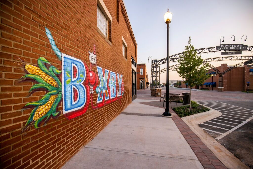 Downtown Bixby Streetscape Cyntergy