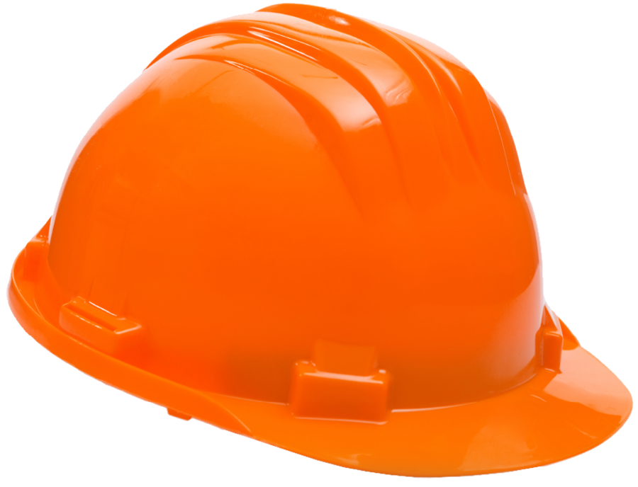 orange hard hat